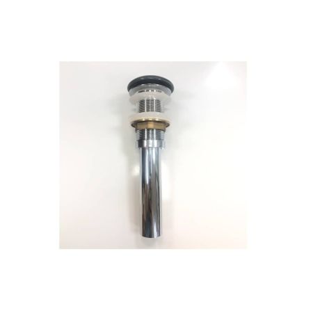 Донный клапан для раковины Comforty DK-01MDH без перелива, click/clack, графит матовый