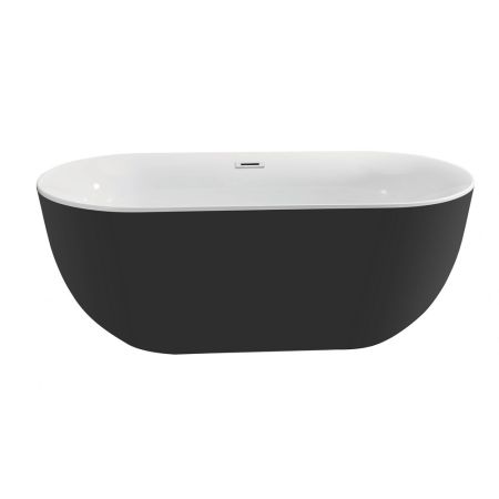 Ванна акриловая Aquatek AQ-144778Bl АФИНА, отдельностоящая, 1700*780*600, черная, слив, ножки