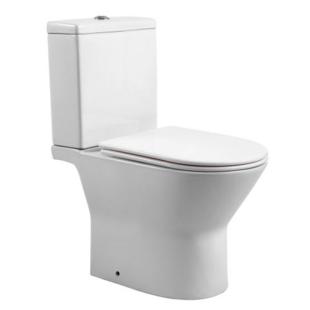 Унитаз напольный AQUATEK AQ2785-00 Леон с бачком и сиденьем микролифт