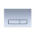 Панель смыва Aquatek Slim KDI-0000024 хром матовый, клавиши прямоугольные