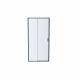 Душевая дверь двухэлементная Aquatek AQ ARI RA 12020BL 120x200, раздвижная, черный, стекло прозрачное