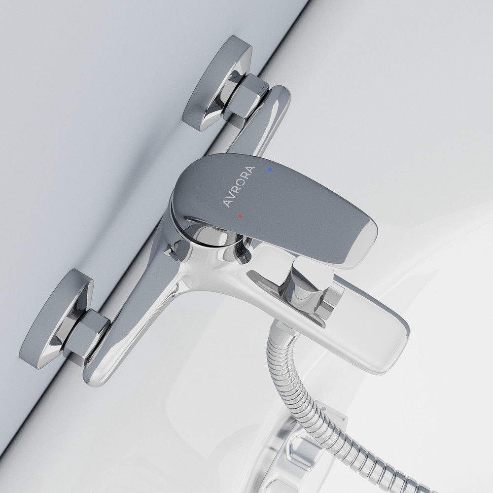 Смеситель для ванны AVRORA Glade AV3031 с коротким изливом, хром**** Смеситель для ванны AVRORA Glade AV3031 с коротким изливом, хром****