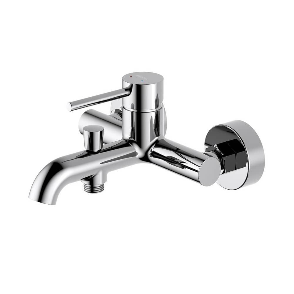 Смеситель для ванны Aquatek Европа AQ1340CR, короткий излив, хром Смеситель для ванны Aquatek Европа AQ1340CR, короткий излив, хром