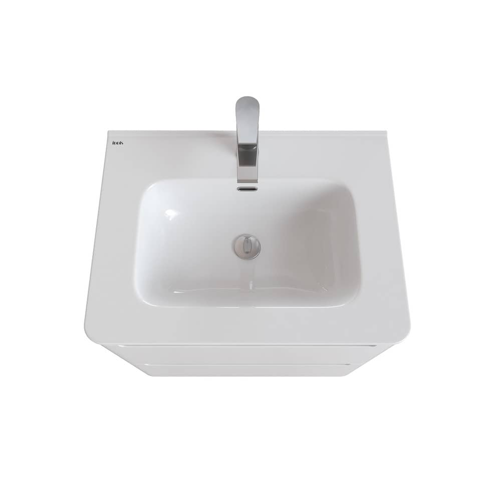 Тумба напольная 60 см IDDIS Edifice EDI60WFi95K с умывальником, белая РАСПРОДАЖА витринный экземпляр