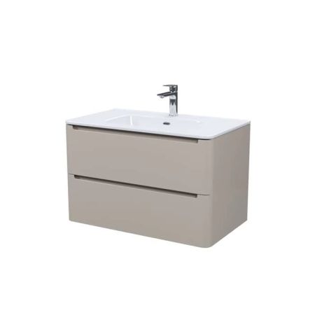 EDIFICE Тумба с умывальником  для ванной комнаты, подвесная 80 см EDI80C0i95K (капучино) EDIFICE Тумба с умывальником  для ванной комнаты, подвесная 80 см EDI80C0i95K (капучино)
