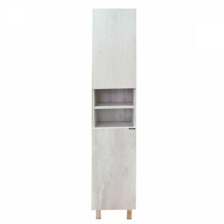 Верона 35-Н Шкаф-колонна 190х35х32 см Дуб белый