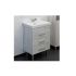 Никосия 60Н Тумба-умывальник 86х60х40 см Дуб белый с раковиной Fest 60 FST60SLWB01