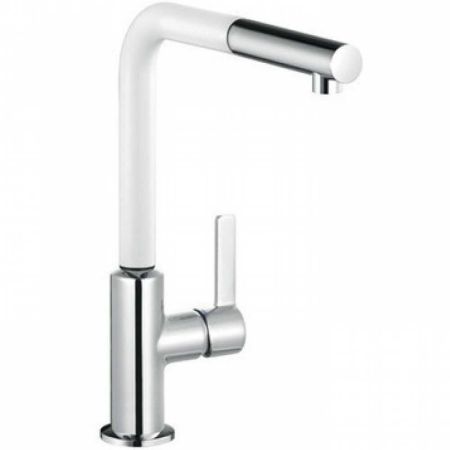 СМЕСИТЕЛЬ KLUDI L-INE 408519375 для кухни (хром/бел.мат)