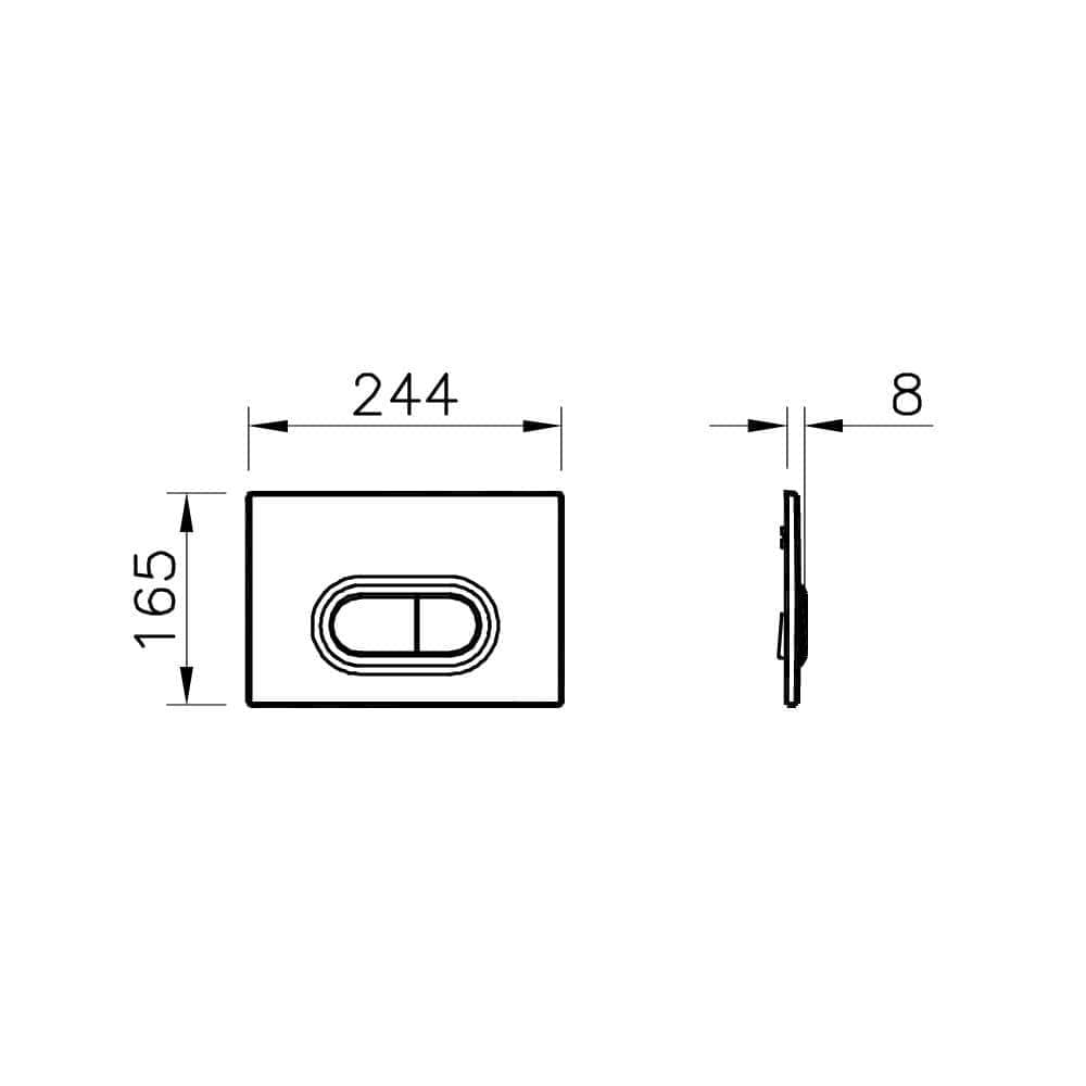 SET VitrA Integra Round L-box 9004B003-7202: инсталляция + клавиша + безободковый унитаз с крышкой микролифт