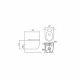 Унитаз подвесной безободковый AQUATEK AQ1106-00 Европа 490*360*250мм, тонкое сиденье с плавным закрыванием, крепеж