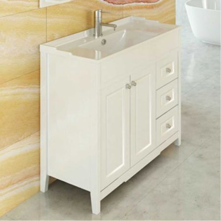 Тбилиси 90 Тумба-умывальник 850х910х468 мм Белый с раковиной Comforty XD-F90 Тбилиси 90 Тумба-умывальник 850х910х468 мм Белый с раковиной Comforty XD-F90
