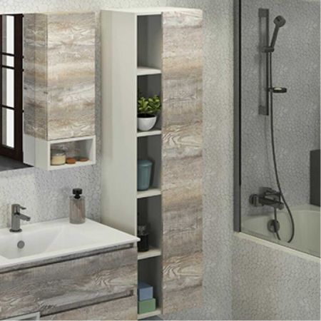 Турин 45 Шкаф-колонна 160х45х32 см Дуб бежевый