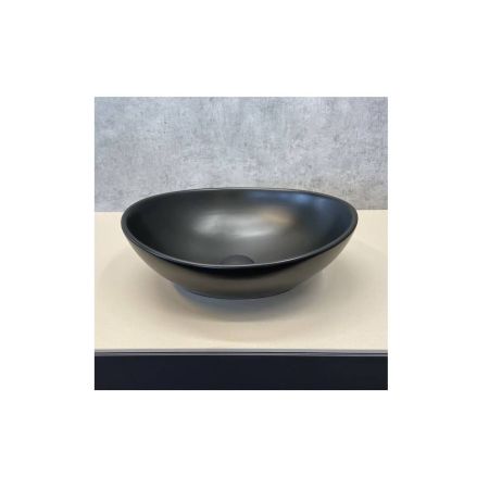 Умывальник COMFORTY 7838MB матовый черный 140х405х330