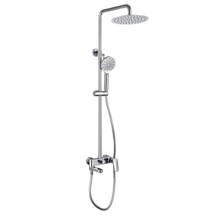 Душевая система с изливом Aquatek 3jet AQ2040CR 250 мм, хром