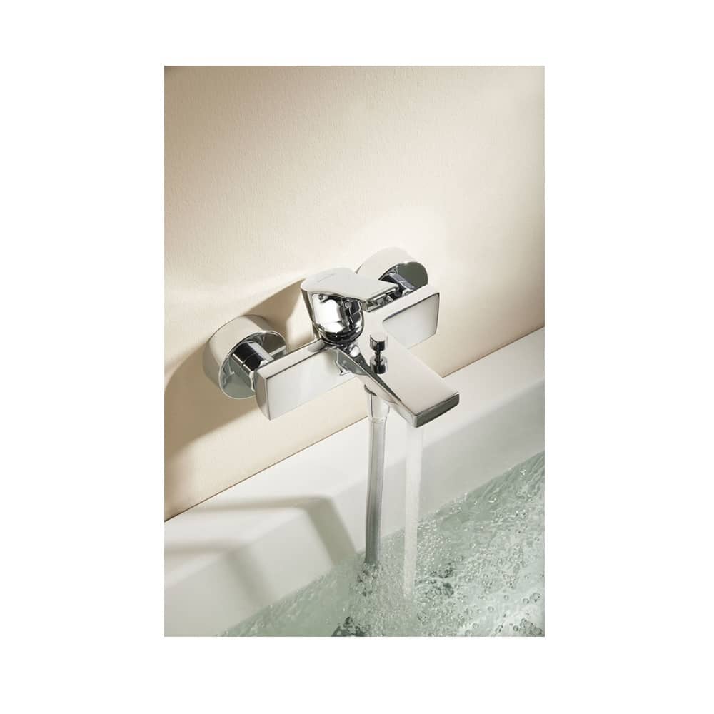 Смеситель для ванны и душа KLUDI ZENTA SL 486700565 короткий излив хром