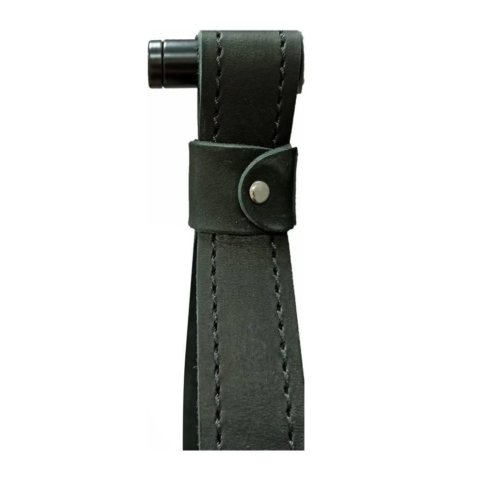 Зеркало Millenium Black Led ЗЛП969 с сенсором на ремне, натуральная кожа, черный