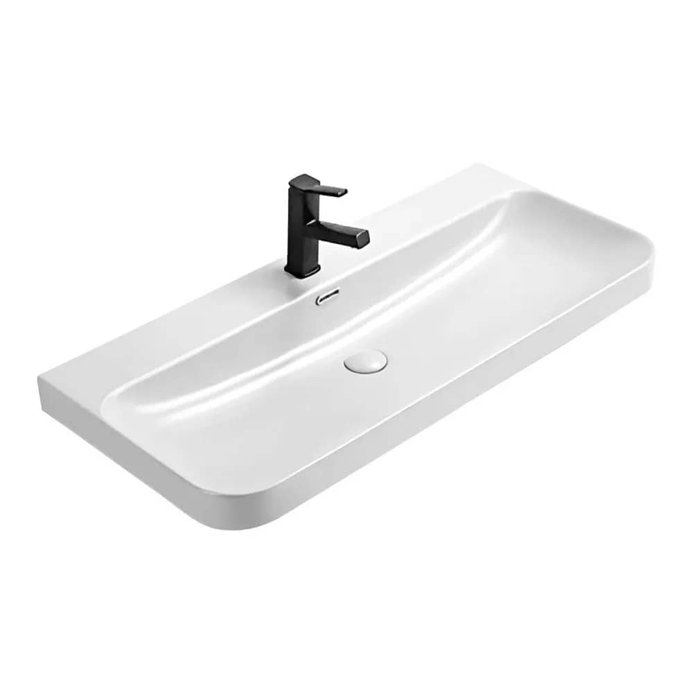 Тумба-умывальник Comforty Мадрид 100M серый шёлк с раковиной Comforty CF19595BX-100