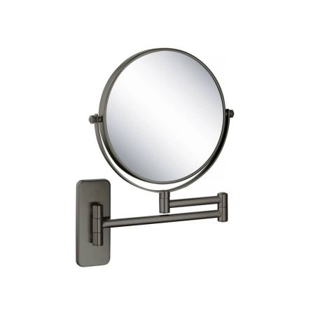 Зеркало косметическое Aquatek AQ4911BGM настенное 5х, оружейная сталь