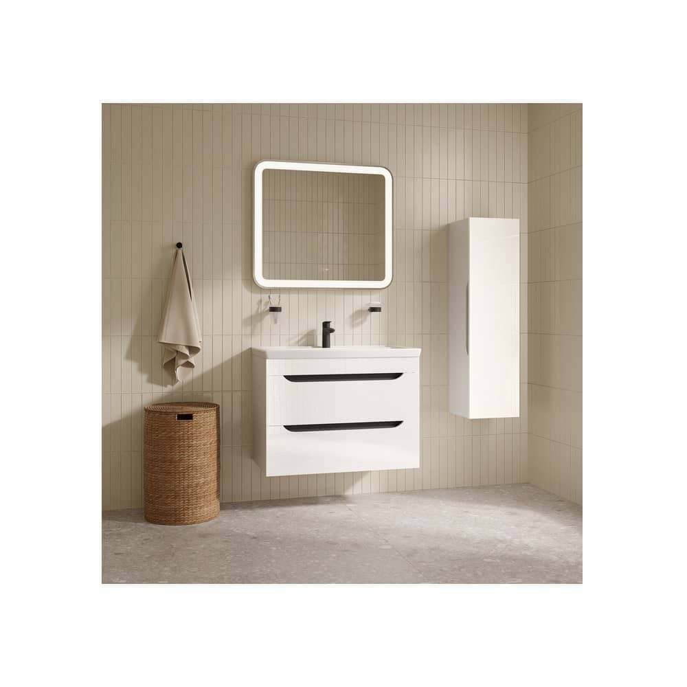 Пенал подвесной 30 см IDDIS Ray RAY30W0i97, белый глянцевый