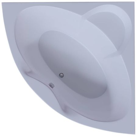 Ванна акриловая угловая ПОЛАРИС-2 155х155 см +фронтальная панель+слив-перелив+каркас