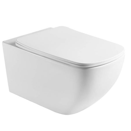 Унитаз подвесной безободковый AQUATEK AQ1537T-00 Медея, сиденье микролифт, смыв торнадо Унитаз подвесной безободковый AQUATEK AQ1537T-00 Медея, сиденье микролифт, смыв торнадо