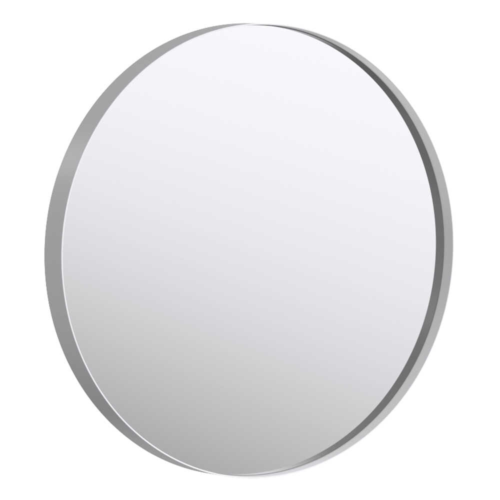 Зеркало круглое RM0206W в металлической раме, белый, 60 см