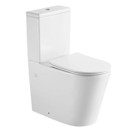 Унитаз-компакт напольный безободковый AQUATEK AQ1273H-00 Оберон с бачком и сиденьем