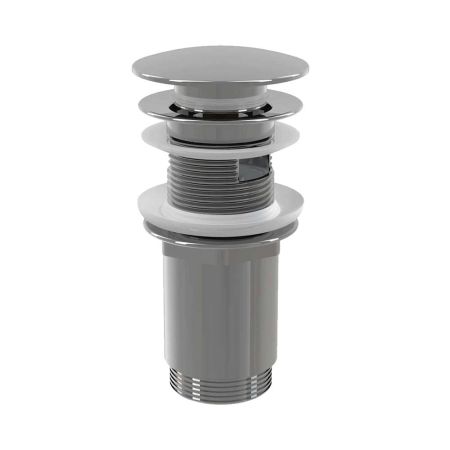 Водослив для умывальника с переливом click-clack со съемной большой заглушкой AlcaPlast A392C