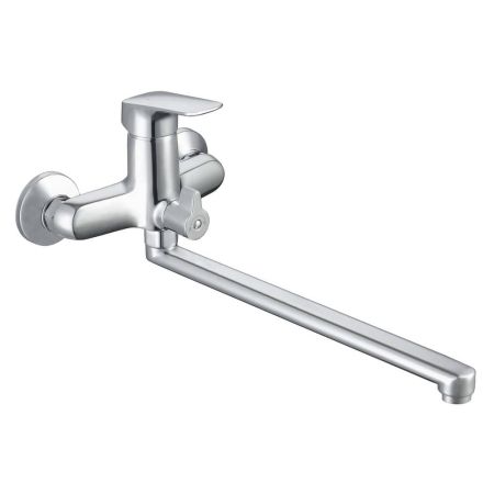 Смеситель для ванны с длинным изливом Aquatek Вега AQ1042CR, хром