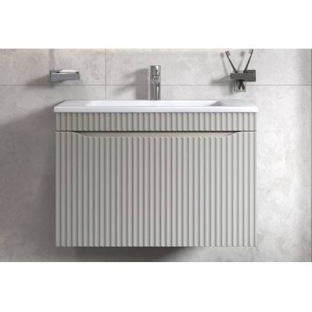 Подвесная тумба Velvex Alba 800-0-1 (Madera Modul) тирамису с раковиной Modul 80 Подвесная тумба Velvex Alba 800-0-1 (Madera Modul) тирамису с раковиной Modul 80