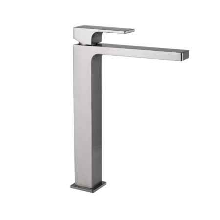 Смеситель для умывальника Remer RR AU11L NP без д/к никель брашированный РАСПРОДАЖА витринный экземпляр