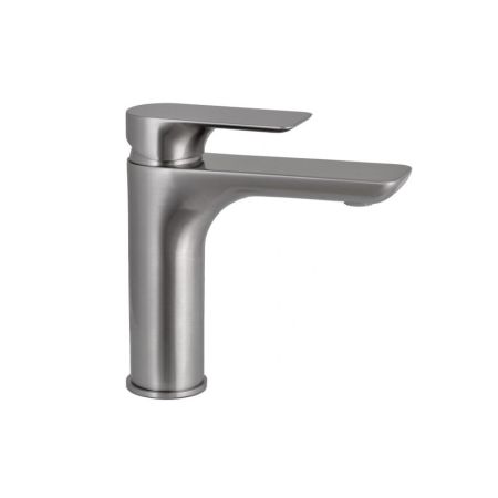 Смеситель для умывальника Remer RR i12 NP никель брашированный без донного клапана РАСПРОДАЖА витринный экземпляр