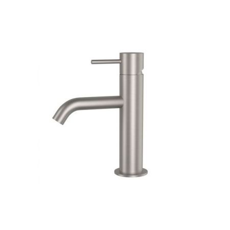 Смеситель для умывальника Remer RR X12 NPO без д/к, никель браш. матовый РАСПРОДАЖА витринный экземпляр