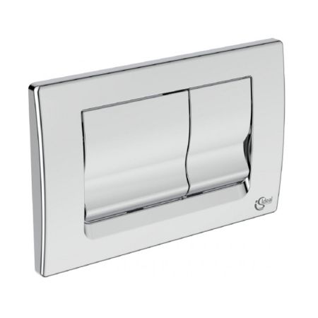 Кнопка смыва Ideal Standard R0108AA Solea, двойной смыв, хром Кнопка смыва Ideal Standard R0108AA Solea, двойной смыв, хром