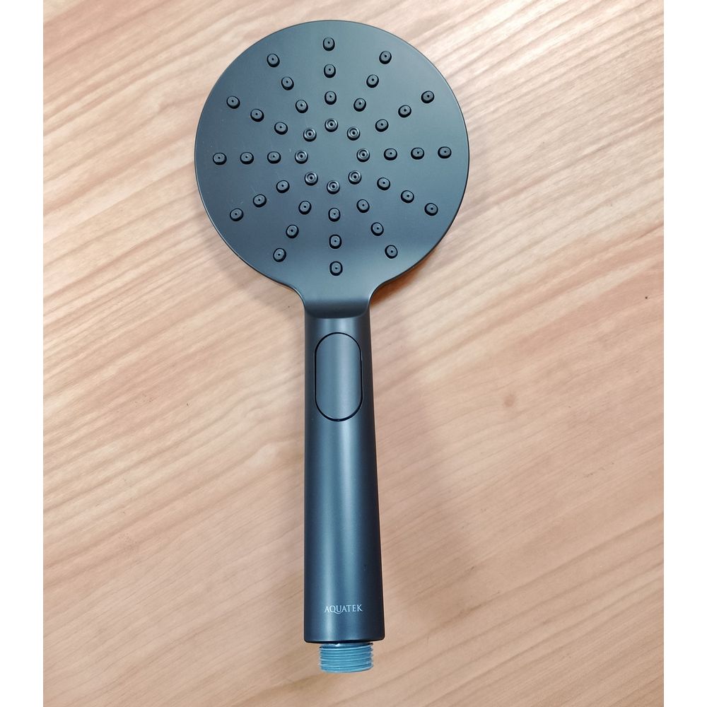 Ручной душ Aquatek Select 120 3 jet AQ2006MB Оберон, черный матовый РАСПРОДАЖА витринный экземпляр