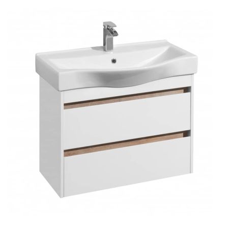 Тумба-умывальник НОРТОН 80 1A248901NT010 с раковиной Беверли 80 1WH302422