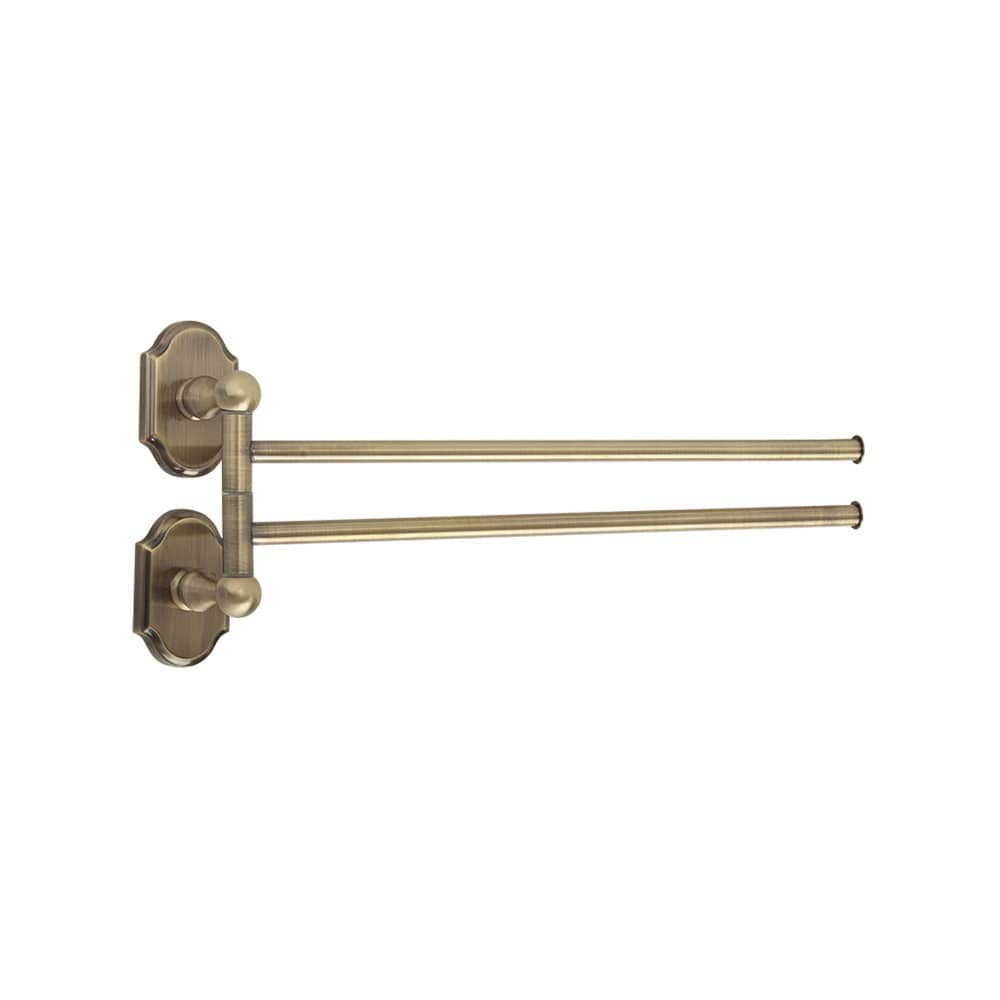 Полотенцедержатель двойной поворотный 33 см Veragio Stanford VR.STD-7724.BR бронза РАСПРОДАЖА витринный экземпляр