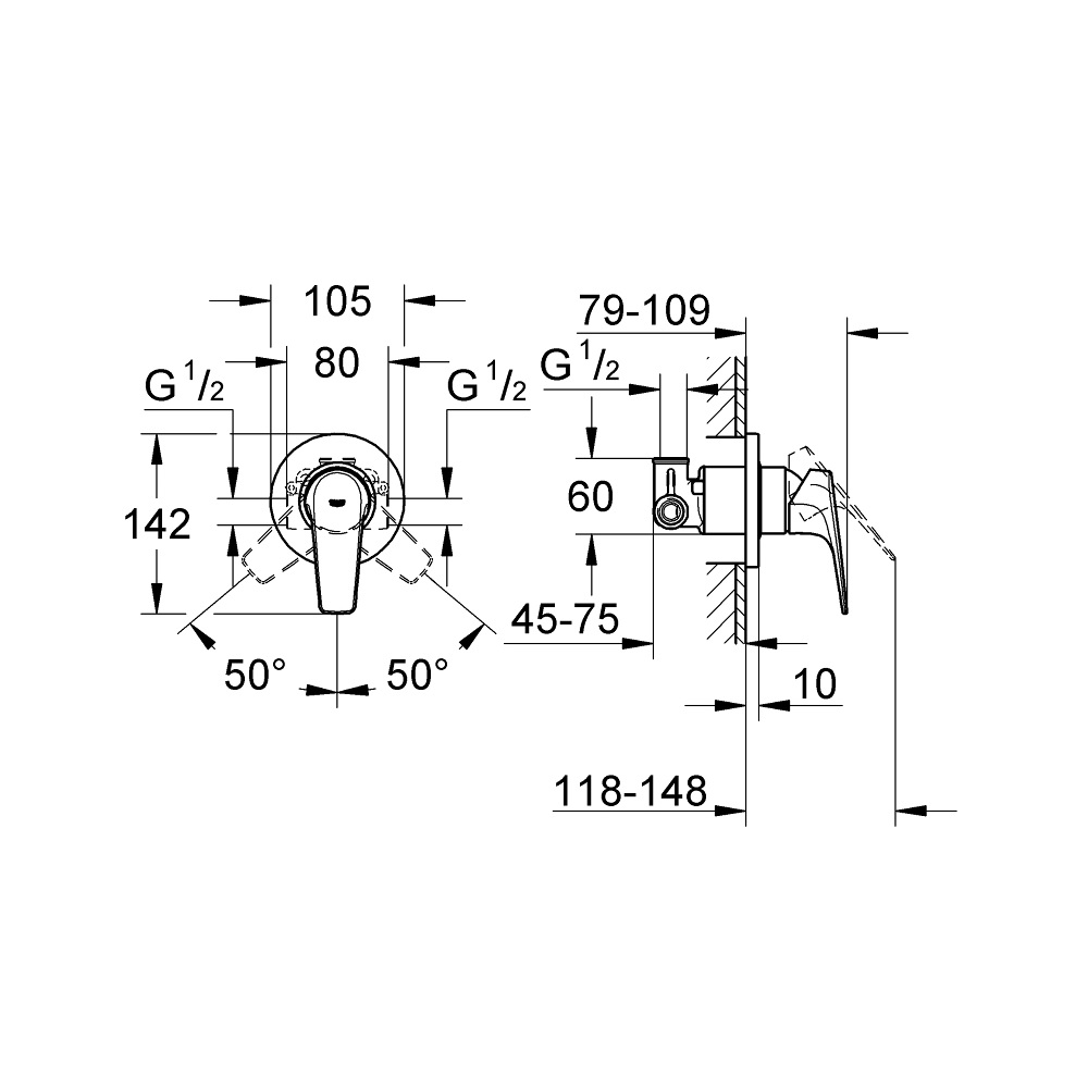Набор с гигиеническим душем Grohe BAU FLOW 124900 РАСПРОДАЖА витринный экземпляр Набор с гигиеническим душем Grohe BAU FLOW 124900 РАСПРОДАЖА витринный экземпляр