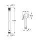Набор с гигиеническим душем Grohe BAU FLOW 124900 РАСПРОДАЖА витринный экземпляр Набор с гигиеническим душем Grohe BAU FLOW 124900 РАСПРОДАЖА витринный экземпляр