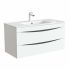 CLOUD Тумба с умывальником для ванной комнаты 100 см CLO10W1i95K (белый)