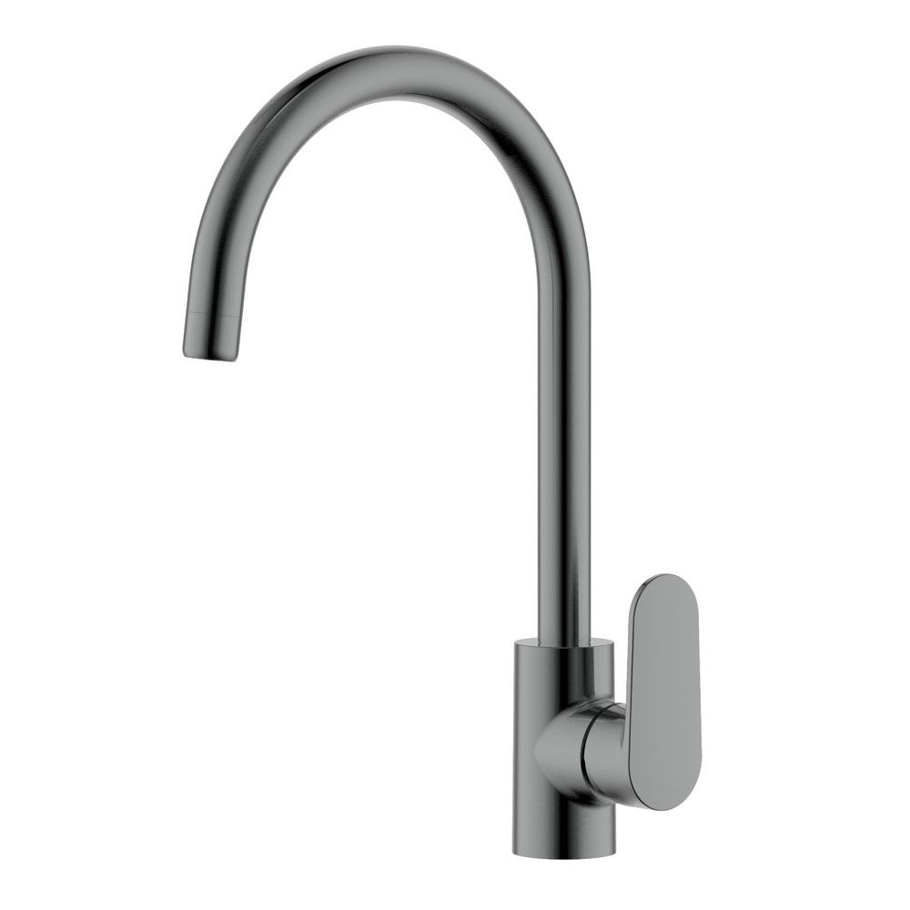 Смеситель для кухни Aquatek Ника AQ1882BGM, полукруглый излив, оружейная сталь Смеситель для кухни Aquatek Ника AQ1882BGM, полукруглый излив, оружейная сталь