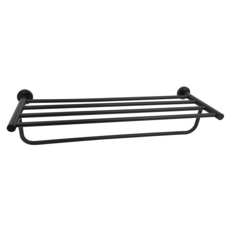 Полка для полотенец Aquatek Вега AQ4015MB, черный