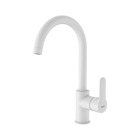 Смеситель для кухни IDDIS CUBA CU6WTJ0i05 белый матовый