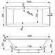 Акриловая прямоугольная ванна VagnerPlast Veronela 180×80 VPBA180VEA2X-04 с каркасом VPK18080 и фронтальным экраном VPPA18001FP2-04