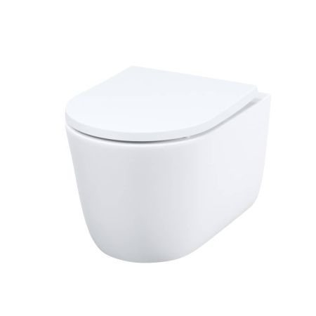 Унитаз подвесной безободковый IDDIS Slide SLIRDSEi25 смыв Торнадо + крышка микролифт