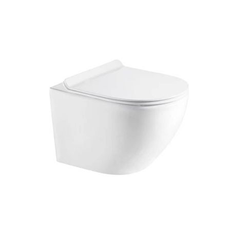 Унитаз Azario Gloria подвесной AZ-2003 безободковый + быстросъемное сиденье микролифт Унитаз Azario Gloria подвесной AZ-2003 безободковый + быстросъемное сиденье микролифт