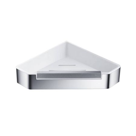 Угловая полка для душа со стеклоочистителем Aquatek AQ4976CR, хром