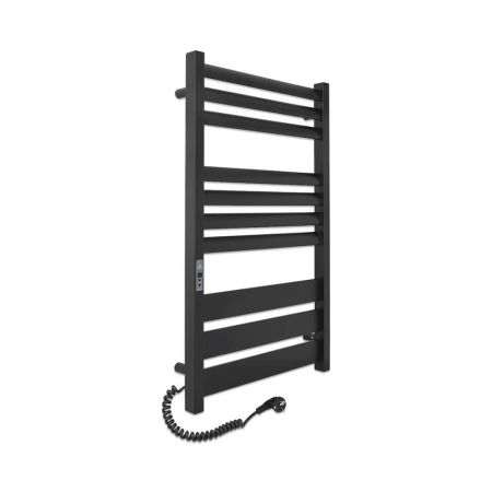 ЛАРИС Полотенцесушитель Атлант Премиум ЧК П10 50х90 см 73207479 электрический, черный матовый, левое подключение РАСПРОДАЖА витринный экземпляр