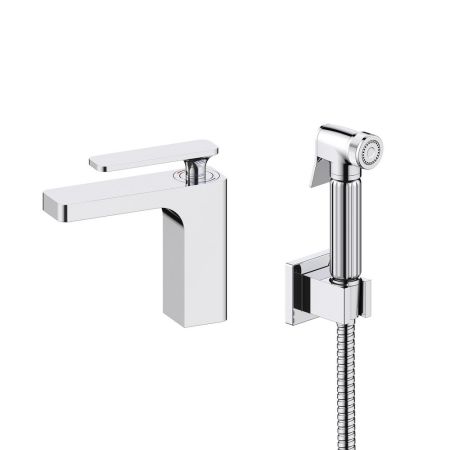 Смеситель Timo Torne 4360/00G для раковины с гигиеническим душем, хром