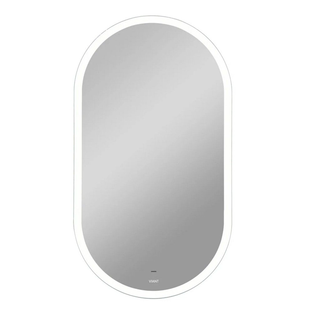 Зеркало овальное Viant Марсель 55х100 VMAR55100-ZLED с LED подсветкой Зеркало овальное Viant Марсель 55х100 VMAR55100-ZLED с LED подсветкой